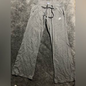 Grey Nike sweatpants